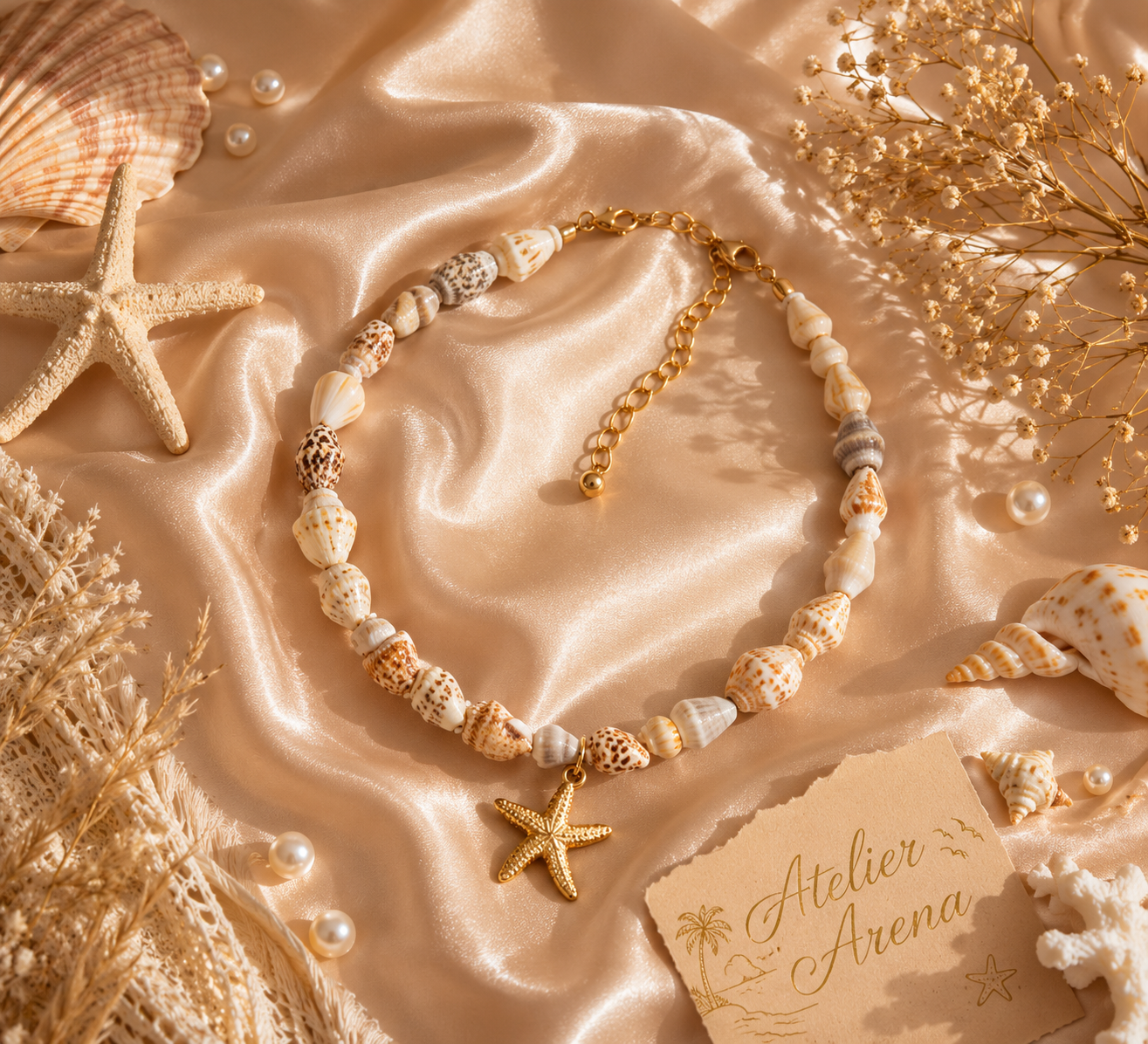 Coastal Pearl Zeester Ketting