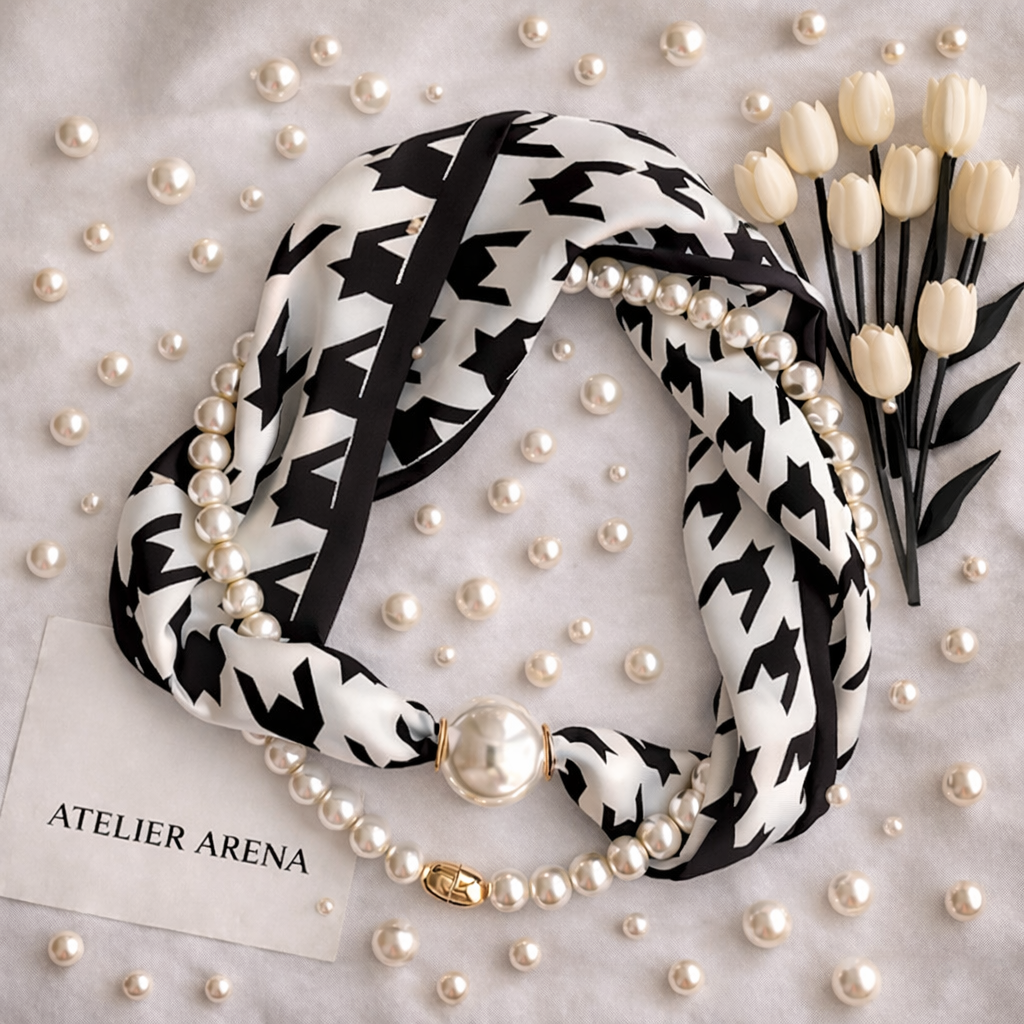 Luxury Pearl Scarf