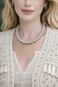 Silver Bead Necklace