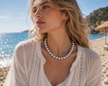 Silver Bead Necklace