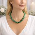 Green Freshwater Pearl Necklace