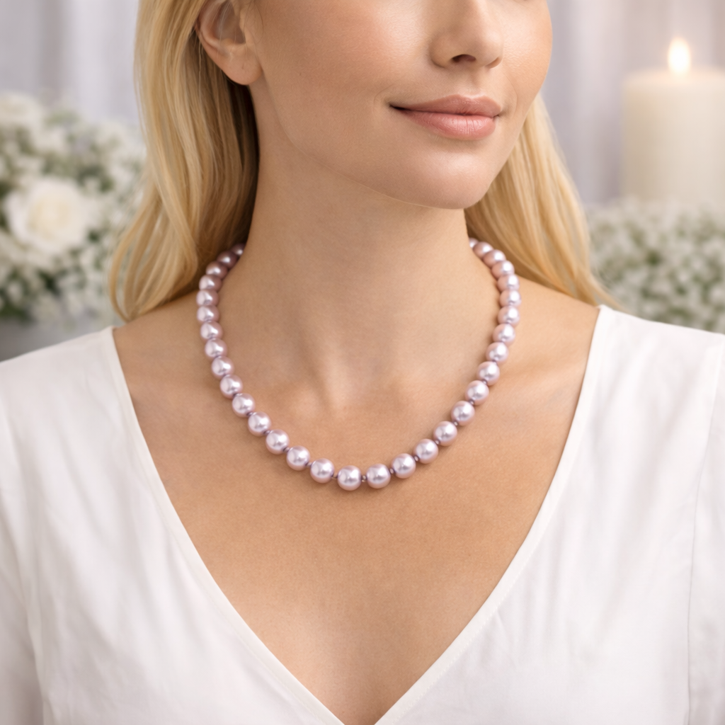 Pink Freshwater Pearl Necklace