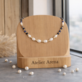 Freshwater Pearl and Lapis Lazuli Necklace