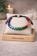 Chakra Bracelet with Gemstones - Adjustable