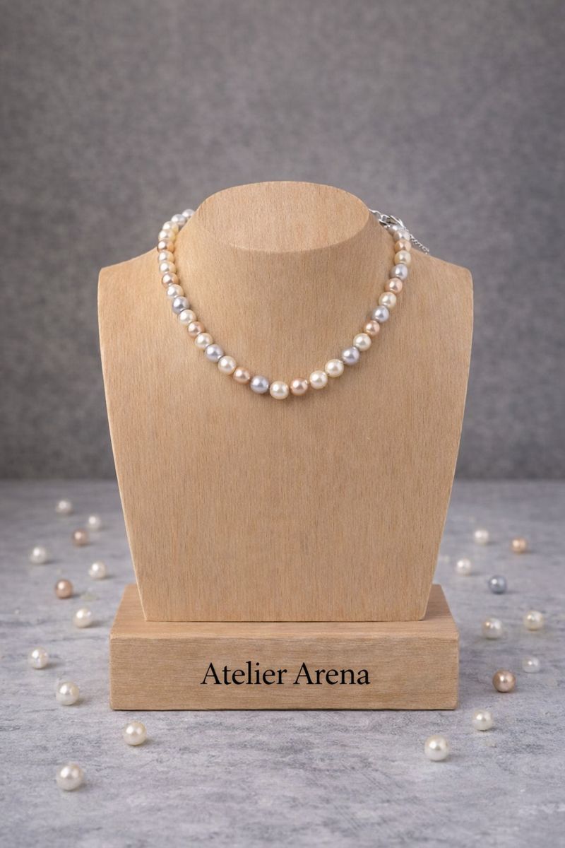 Freshwater Pearl Necklace Multicolor