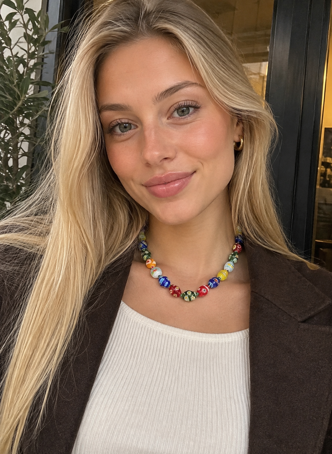 Handmade Murano Glass Necklace – Colorful Statement Necklace