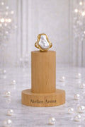 Baroque Pearl Ring Gold