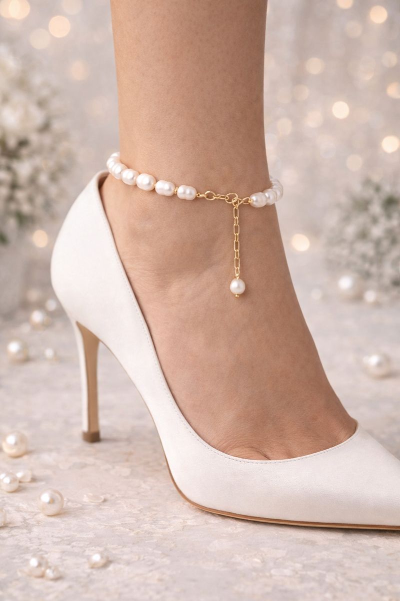 Pearl Drop Anklet